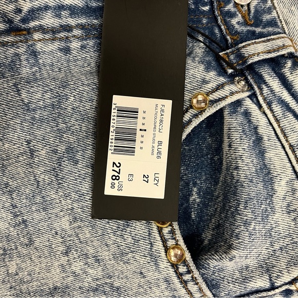 NWT The Kooples Lizy Bedazzled Jeans - Picture 13 of 15
